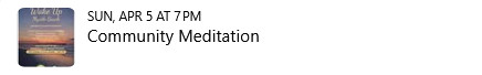 Community Meditation Myrtle Beach, South Carolina